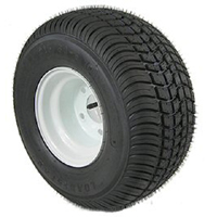 American Tire (3H310) 215/60-8 Tire & Wheel 5 Hole (C) White (Auto PN 698266)