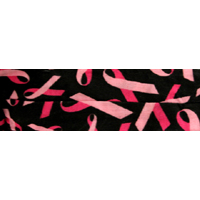 Balboa (DBC01) Cooldanna, 100% Cotton, Pink Ribbon, Black (Auto PN 830134)