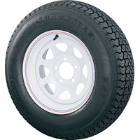 American Tire (32508) St225/R75/15 (C) Tire & Wheel 6 Hole White (Auto PN 698196)