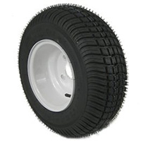 American Tire (3H330) 205/65-10 Tire & Wheel (B) 4 Hole / White (Auto PN 698280)