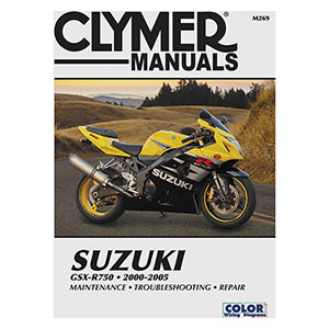 SUZUKI GSX-R 750 2000-2005 CLYMER MANUAL