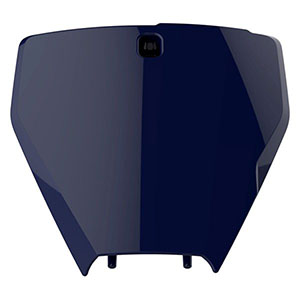 Polisport Front Number Plate Blue