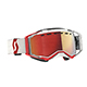 SCOTT PROSPECT SNOWX GOGGLE 'LS' WHT/RED, RED CHR LENS