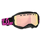 SCOTT FURY SNOWX GOGGLE BLK/PINK - 'ENH' ROSE CHR LENS