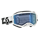 SCOTT FURY SNOWX GOGGLE WHT/BLK - BLUE LENS