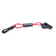 WHISTLE WITH LANYARD, RED / BLACK