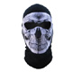 COOLMAX; BALACLAVA EXTREME, FULL MASK, B&W SKULL