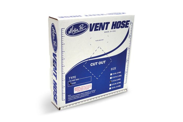 Motion Pro Clear PVC Vent Overflow Tubing 1/4 ID 25 Ft 12-0002