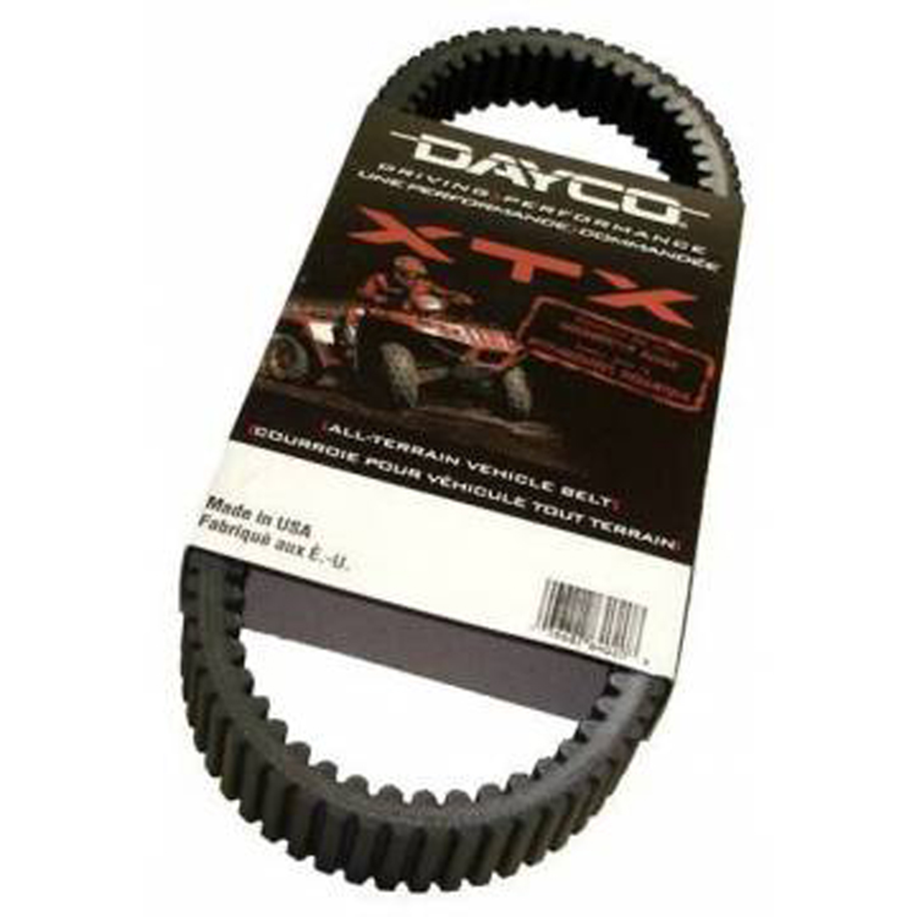 DAYCO XTX2258 ATV/UTV Drive Belt - Heavy Duty, 22.58 inches Length